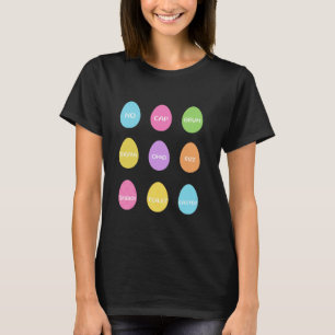Rolig No Cap Rizz Meme Påsk Skibidi Påskägg H T Shirt