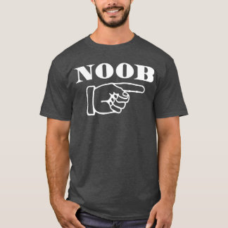 Rolig Noob Gaming Jag är med Noob Gamer rolig T Shirt