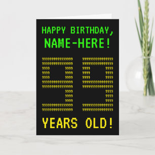 Rolig, nördigt, nördigt "99 ÅR GAMMAL!" Födelsedag Kort