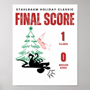 Rolig nötknäppare Slutresultat Clara 1 Mushällen 0 Poster