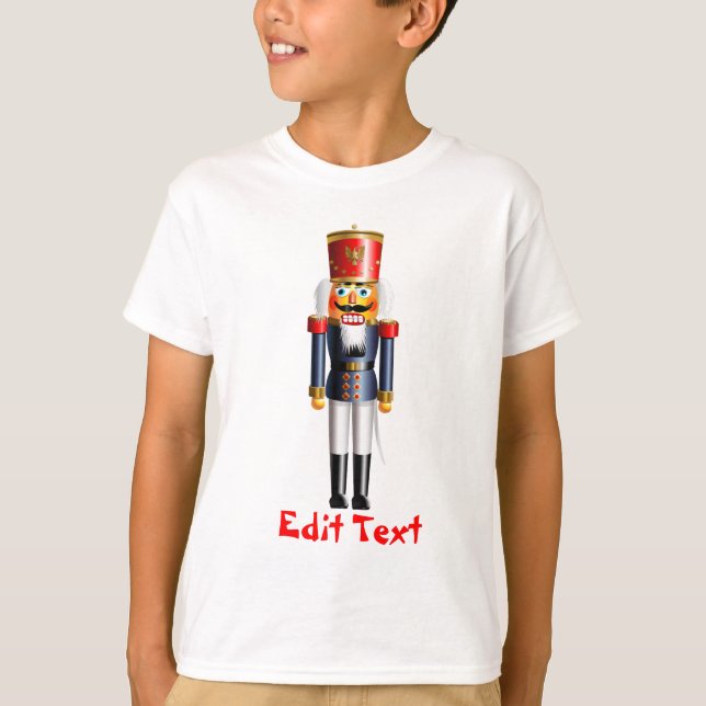 Rolig nötknäpparesoldat t-shirt (Framsida)