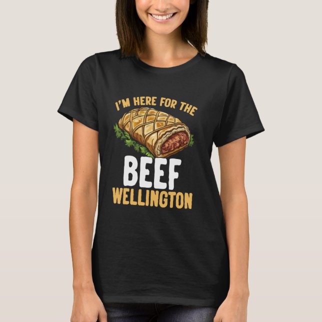 Rolig nötkött Wellington T Shirt (Framsida)