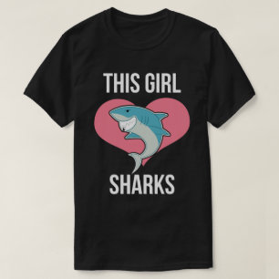 Rolig noveltygåva för hajälskare t shirt