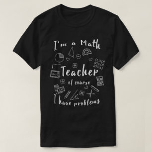 Rolig noveltygåva för lärare t shirt