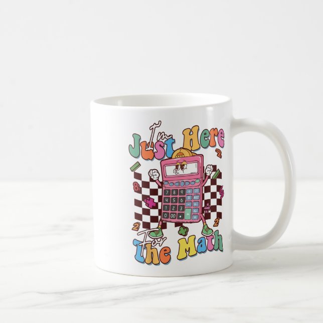 Rolig Nummer Dag Matematik Dag Miniräknare Lärare  Kaffemugg (Höger)