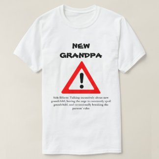 Rolig ny morfarskjorta tee shirt