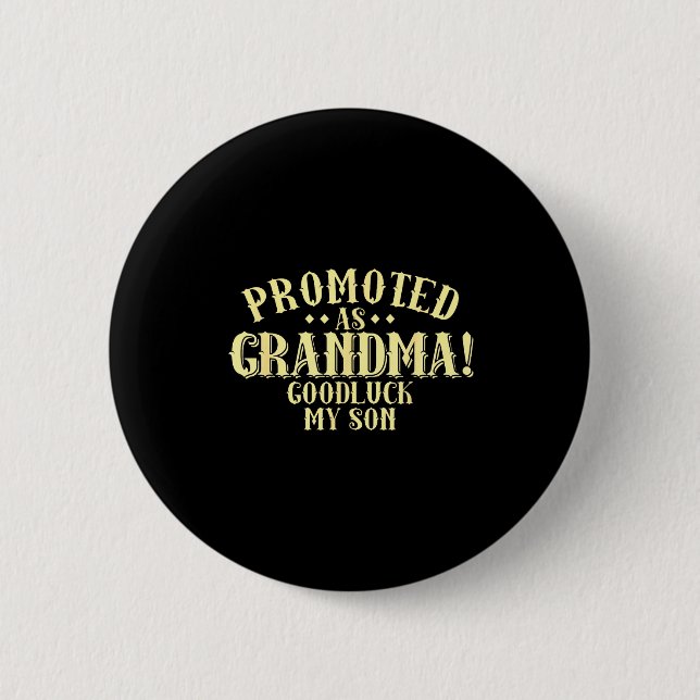 Rolig ny mormor befordran citat farmor humor knapp (Framsida)