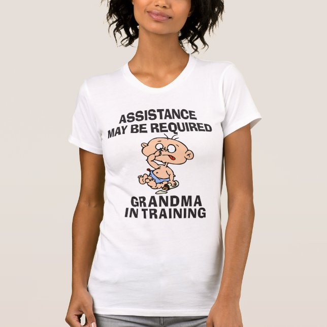 Rolig ny mormorT-tröja Tee Shirt (Framsida)