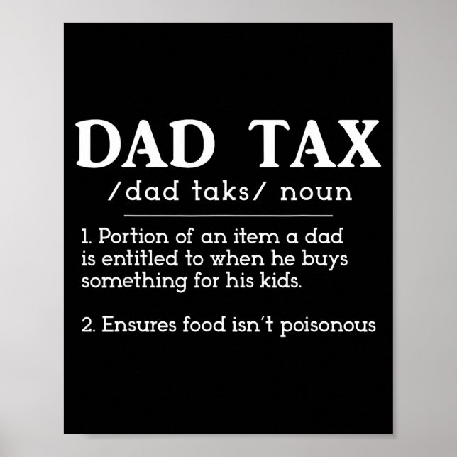 Rolig ny pappa födelsedag för fadersdag pappa skat poster (Framsidan)