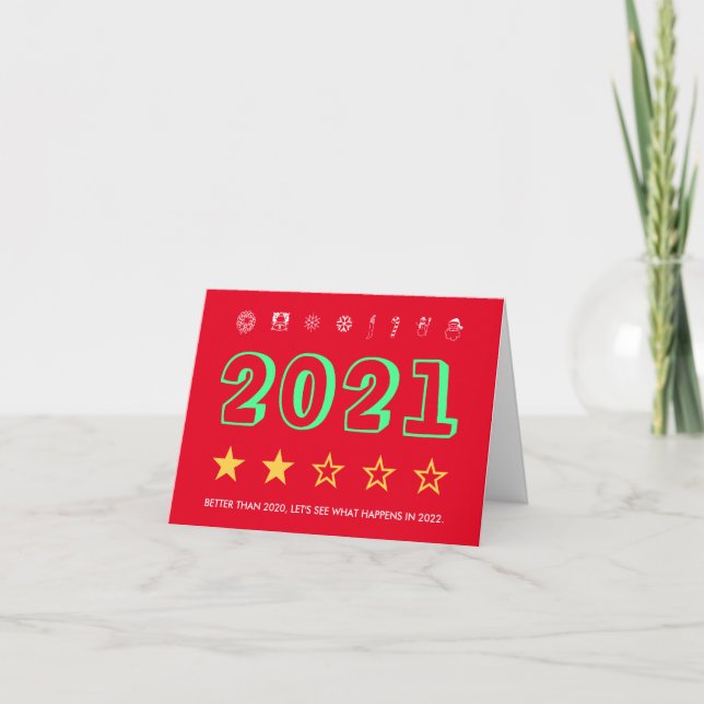 Rolig nyår jul tomte röd kinesisk helgkort (Framsida)