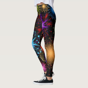 Rolig nyårsaftonjulfestdamasker leggings