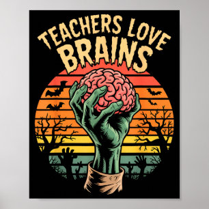 Rolig Nyckel Citat Alla Lärare Älskar Hjärnor Cool Poster