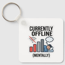 Rolig nyckelring | Digital detox humor