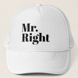 Rolig Nyhet Baseball MR. RÄTT Keps