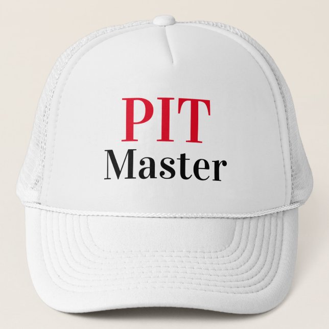 Rolig Nyhet Baseball PIT MÄSTARE Keps (Framsida)