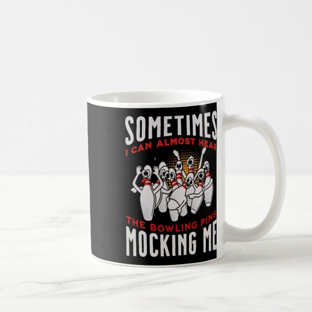 Rolig Nyhet Hört Nästan Stift Spottar Mig Tio Stif Kaffemugg (Höger)