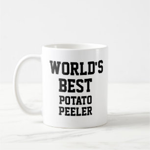 Rolig Nyhet VÄRLDENS BÄSTA POTATISSKALARE Kaffemugg