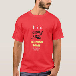 Rolig Nyhetssuperhjälte JAG ÄR JÄRNMANNEN T Shirt