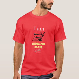 Rolig Nyhetssuperhjälte JAG ÄR JÄRNMANNEN T Shirt