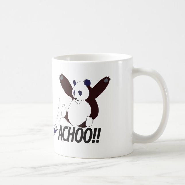 Rolig nysa Panda Kaffemugg (Höger)