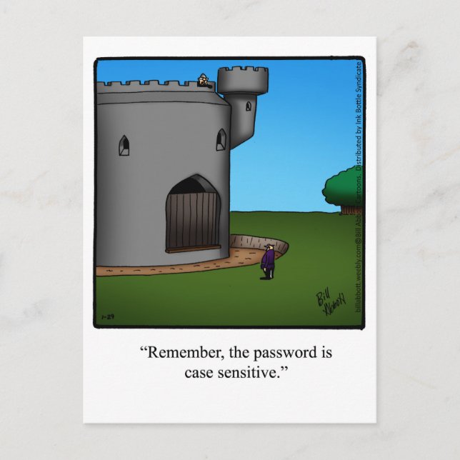 Rolig "Nytt hem"-annonserings vykort (Framsida)