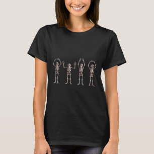 Rolig O-h-i-o Statsskelettälskare Ohio Halloween T Shirt