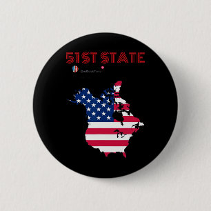 Rolig O Kanada 51st State Trump Kanada Meme Amerik Knapp