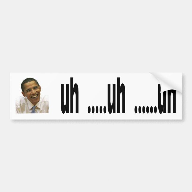 Rolig Obama bildekal (Framsidan)