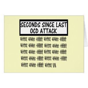 Rolig OCD Hälsningskort