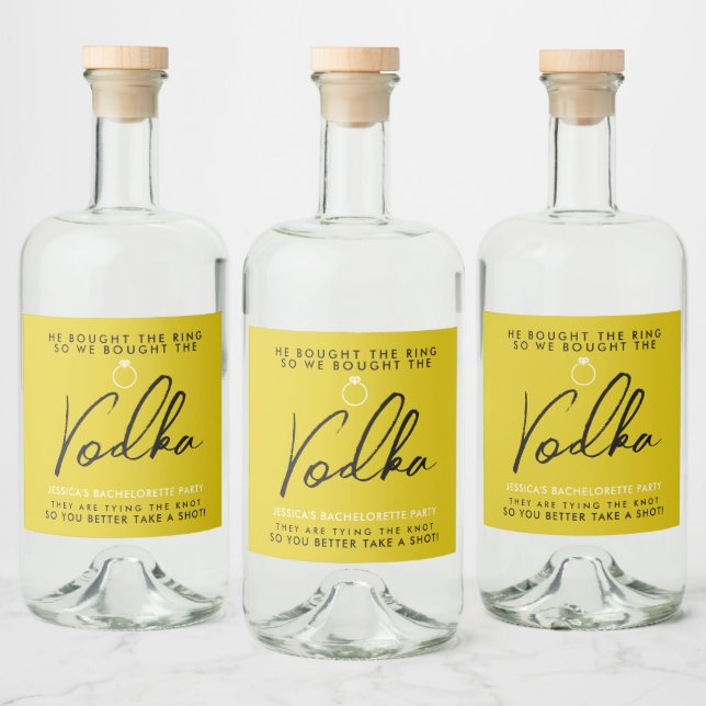 Rolig och Chic Sängkammarparty Spritflaskor Etikett (Flaskor)