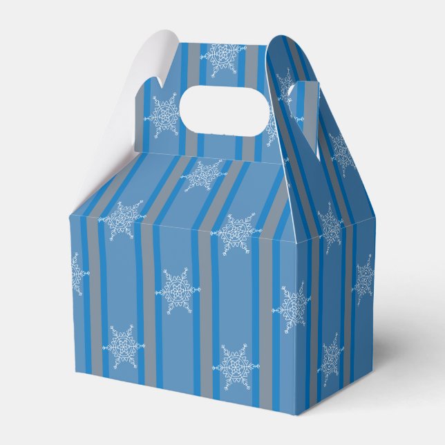 Rolig och Exklusiv Snöflinga Presentaskar (Framsidan Sidan)