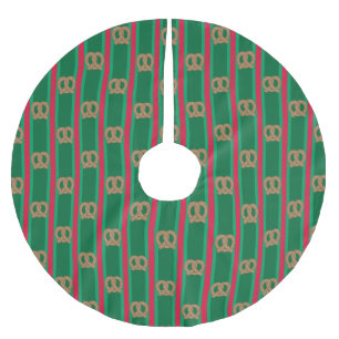 Rolig och fånig julperecken julgransmatta borstad polyester