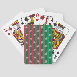 Rolig och fånig julsnöflinga casinokort