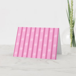 Rolig och fånig rosa snöflinga inbjudan