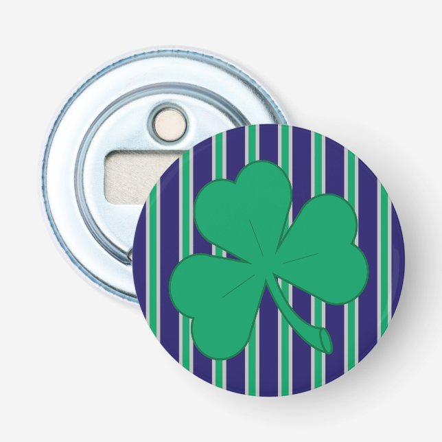 Rolig och fånig Shamrock Flasköppnare (Framsidan)
