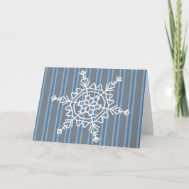 Rolig och fånig snöflinga inbjudan
