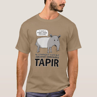 Rolig och gullig men Obnoxious Tapir T Shirt