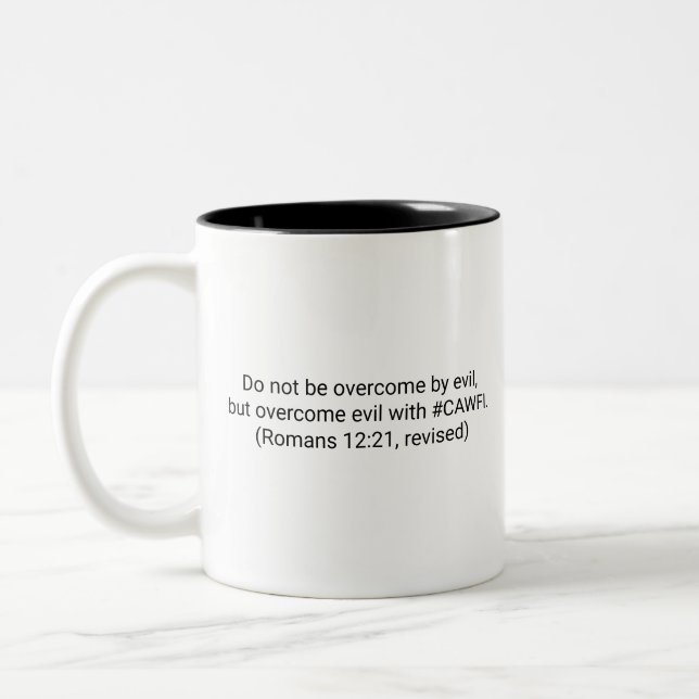 Rolig och inspirerande kaffemugg (Vänster)
