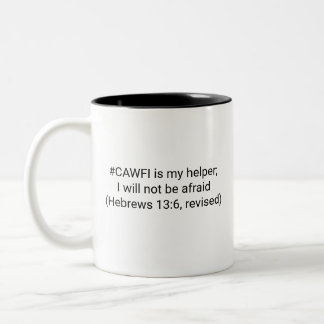 Rolig och inspirerande kaffemugge Två-Tonad mugg