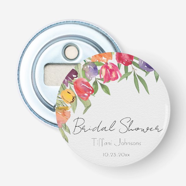 Rolig och Ljus Bröllopsfest för Bruden med Tulpane Flasköppnare (Framsidan)