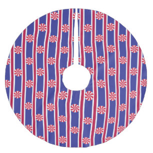 Rolig och snygg pepparkaksgodis julgransmatta borstad polyester