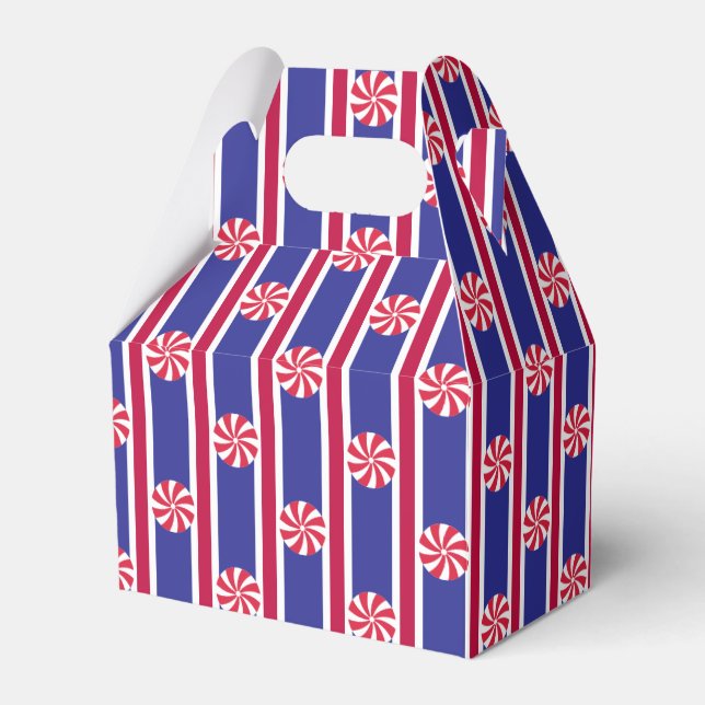 Rolig och snygg pepparkaksgodis presentaskar (Framsidan Sidan)
