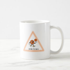 Rolig och söt basketdesign kaffemugg