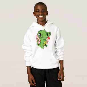 Rolig Och Söt Bebis Dinosaurie T Shirt
