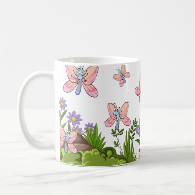 Rolig och söt design kaffemugg (Vänster)