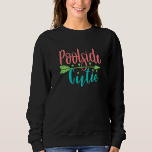 Rolig Och Söt Poolcutie För Kvinnor Och Barn Somma T Shirt