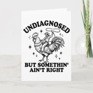 Rolig odiagnostiserad humor Något är inte västerlä Kort