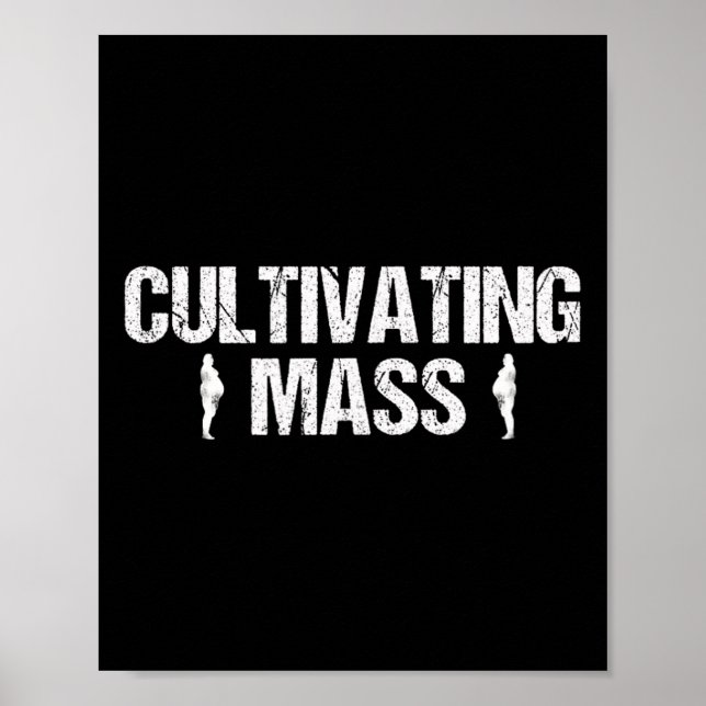 Rolig odling M Bodybuilding Lyft Workout  Poster (Framsidan)
