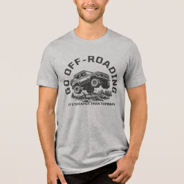 Rolig Off-Road-citat Billigare Än Terapi T Shirt