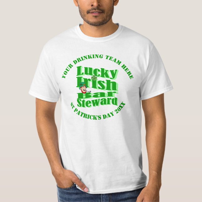 Rolig offensiv st patrick's day tee (Framsida)
